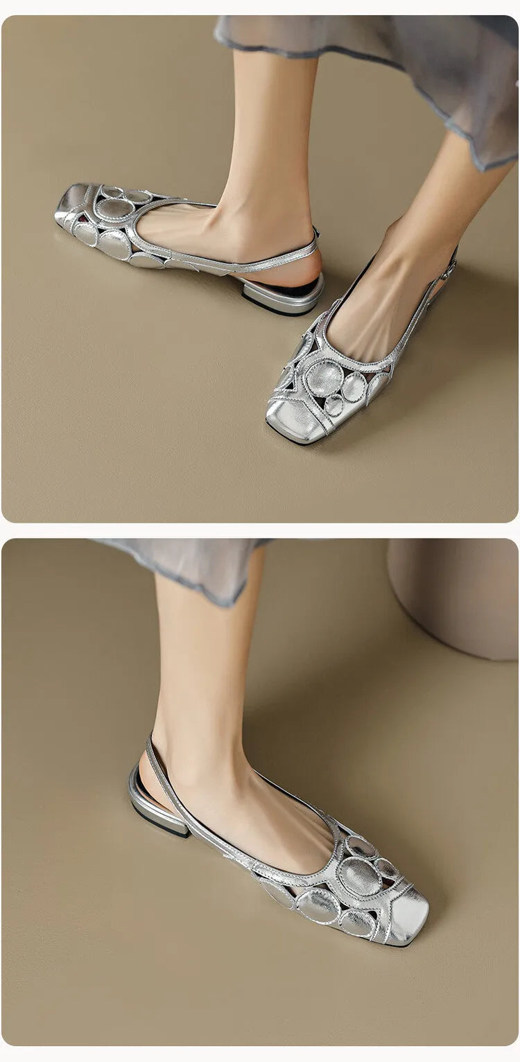 Elegant and Versatile Square Toe Sandals - Bellarte Enchanté Elegant and Versatile Square Toe Sandals
